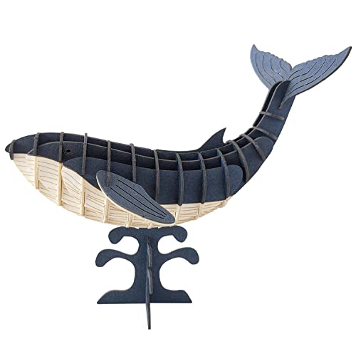 Fridolin Modello Di Carta 3D Balena Blu