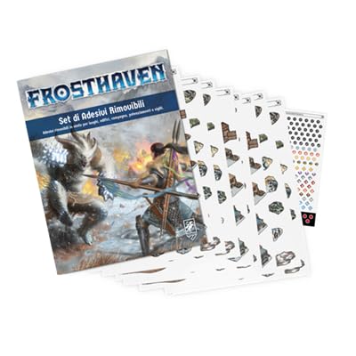 Frosthaven - Set Di Sticker Rimovibili In Italiano - Asmodee Asm10807