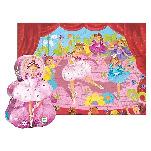 Djeco Dj07227 La Ballerina Col Fiore, 36 Pezzi