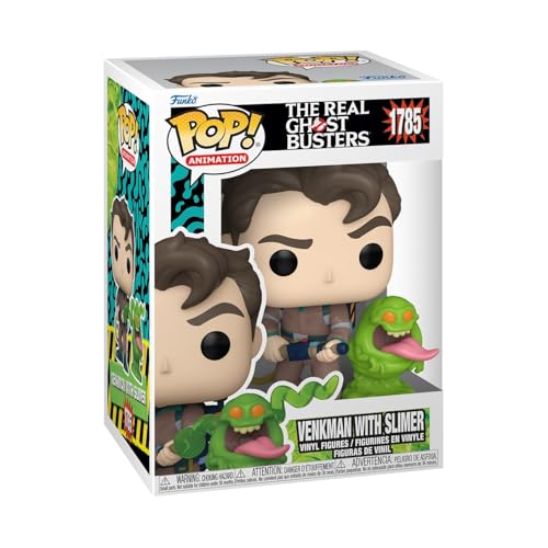 Funko Pop! & Buddy: The Real Ghostbusters - Dr. Peter Venkman With Slimer - Figura In Vinile Da Collezione - Idea Regalo - Merchandising Ufficiale - G