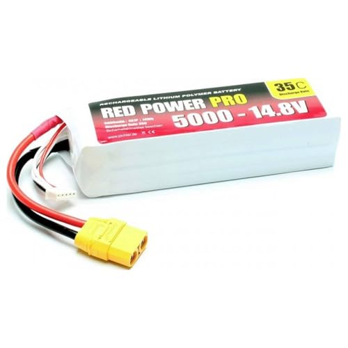 Red Power Batteria Ricaricabile Lipo 14.8 V 5000 Mah 35 C Softcase Xt90