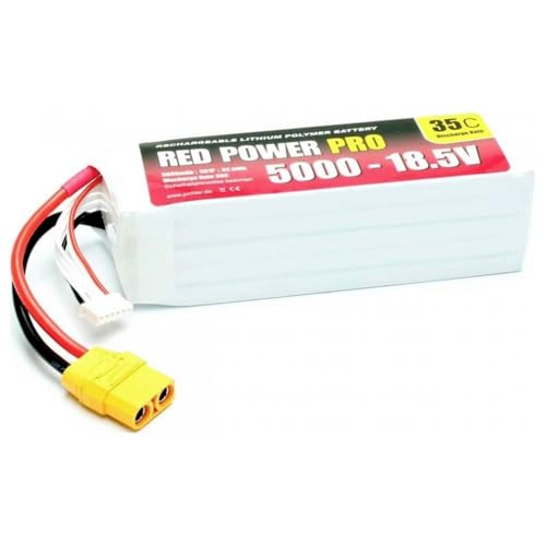Red Power Batteria Ricaricabile Lipo 18.5 V 5000 Mah 35 C Softcase Xt90