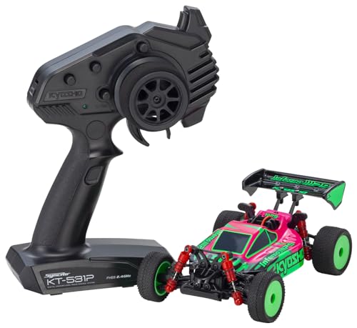Kyosho Mini-Z Mb010 Readyset 4Wd Inferno Mp9 Tki3 Rosa-Verde