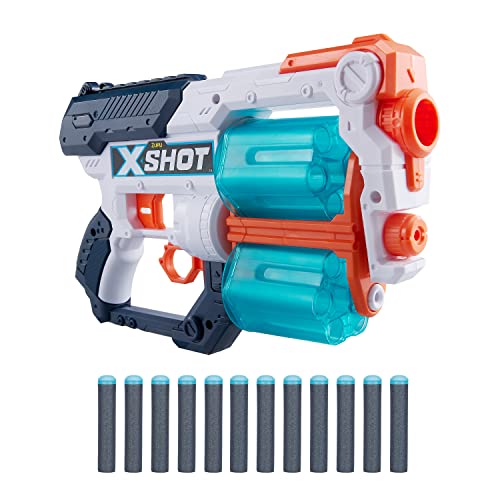 Xshot- X-Shot Foam Darts Excel Xcess-Dart Blaster In Schiuma (16 Freccette), Colore Bianco, 36436