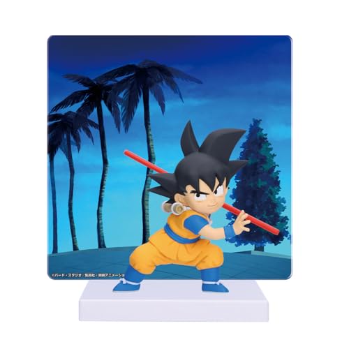 Banpresto - Figurine Dbz Dragon Ball - Daima Son Goku Mini Figure With Panel 7Cm - 4983164897234