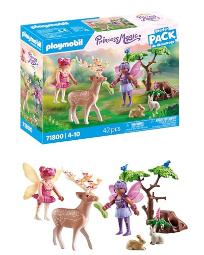 Playmobil | Fate | Fate Con Teneri Animali | Giocattoli Da Favola | Giocattoli Per Bambini Dai 4 Anni In Su | 71800