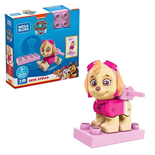 Mega Bloks Paw Patrol: Skye - Blocco Costruzione Rosa - 3+ Anni
