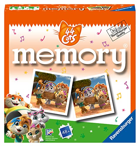 Ravensburger-44 Cats Mini Memory 44 Gatti, Rae810
