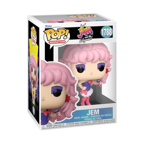 Funko Pop! Animation: Jem And The Holograms - Jerrica Jem Benton - Jem - Figura In Vinile Da Collezione - Idea Regalo - Merchandising Ufficiale - Gioc