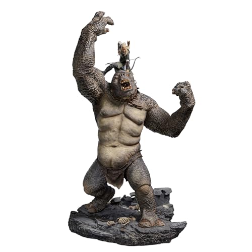 Iron Studios - Arte Scala 1/10 - Il Signore Degli Anelli - Cave Trolls E Legolas Deluxe