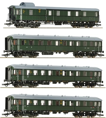 6200056 H0 - Set Di 4 Auto Passeggeri Zwickauer Tradizionale, Dr, Ep.Iv #1