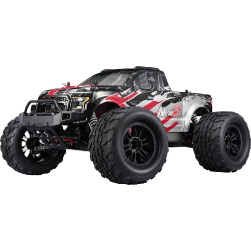 Reely New2 Super Combo V2 Brushed 1:10 Automodello Elettrica Monstertruck 4Wd 100% Rtr 2,4 Ghz Incl. Batteria, Caricato
