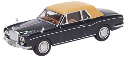 Oxford Diecast 76Rrc001 Rolls Royce Corniche Convertible Indigo Blue