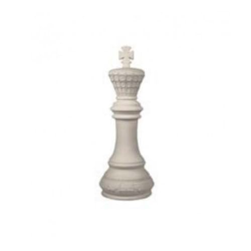Baci Milano Scacchi Linea Optical Re Mini In Poliresina Taupe/Grigio H 16 Cm