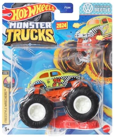 Hot Wheels Monster Trucks 2024 Scala 1:64 (Beetle Freestyle Wreckers 1/12)
