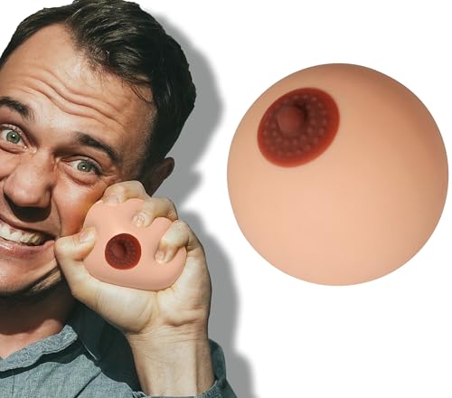 Fiestas Guirca | Protesi Di Seno In Lattice Morbido (9 Cm) - Accessorio Per Addio Al Celibato E Feste In Maschera - Ideale Per Bachelor Party E Celebr