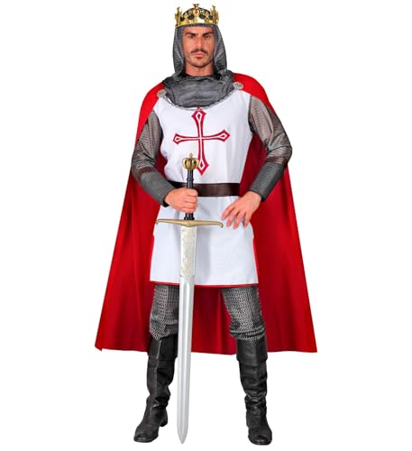 W Widmann Milano Party Fashion - Costume Da Cavaliere Templare, Armatura Da Cavaliere, Costume Medievale, Costume Da Fiaba, Principe