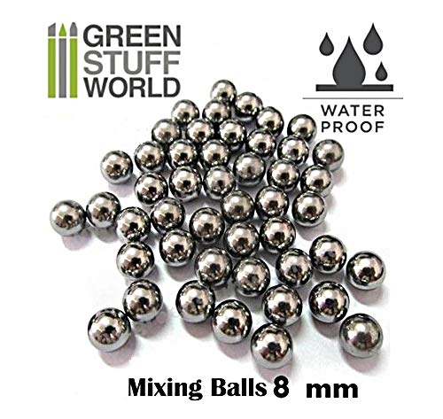 Green Stuff World Mixing Paint Steel Bearing Balls In 8Mm