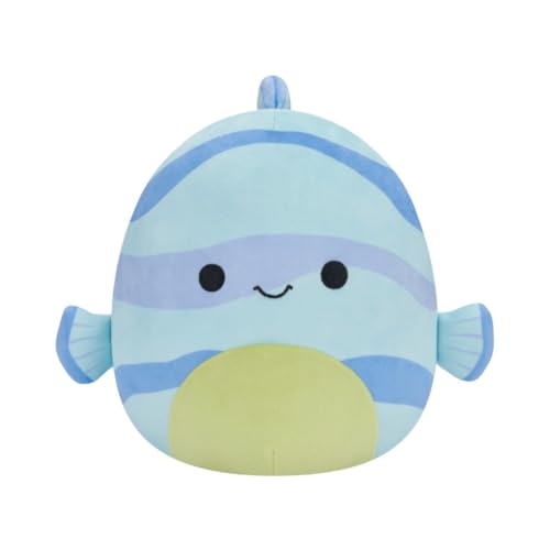 Squishmallow - 19Cm Plush - Leland The Blue Striped Fish (4069P16)