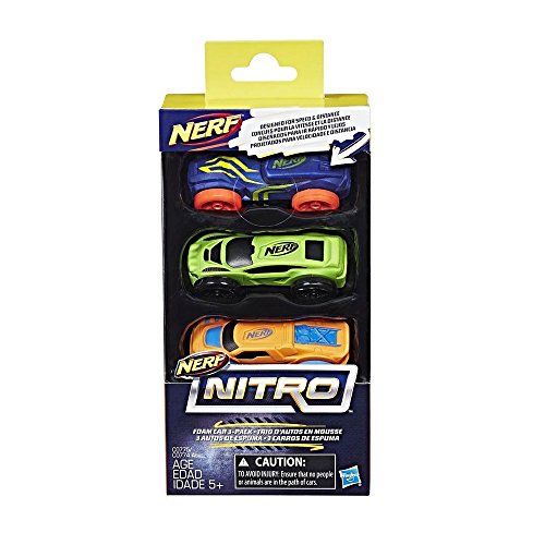 Hasbro Nerf - Nitro 3 Pezzi, Multicolore, C0775Es1