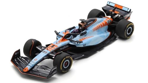 Modellino Scala Compatibile Con Williams Fw45 N.23 Singapore Gp 2023 A.Albon 1:18 Spark Modello 18S968