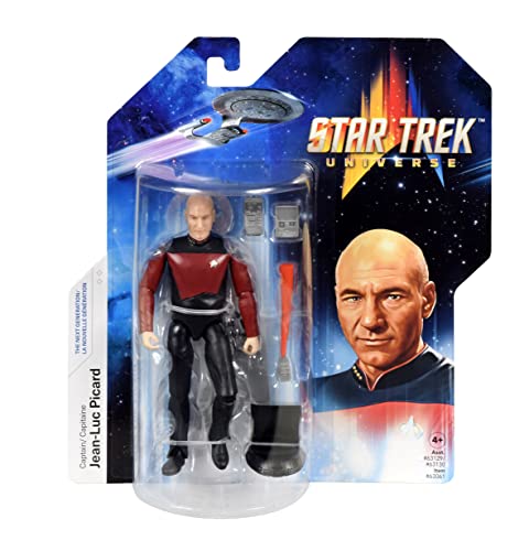 Bandai Star Trek Figura Capitano Jean-Luc Picard | Action Figure Captain Picard Star Trek The Next Generation | Star Trek Tng Toy Articulated Figure |