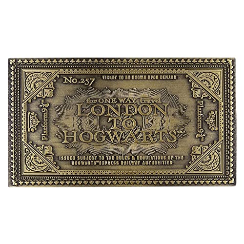 Fanattik Harry Potter Hogwarts Express Biglietto Del Treno In Edizione Limitata Replica In Metallo