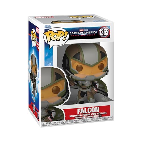 Funko Pop! Marvel: Captain America: Brave New World - Falcon - Figura In Vinile Da Collezione - Idea Regalo - Merchandising Ufficiale - Giocattoli Per