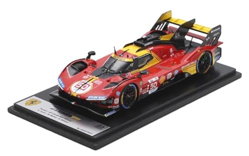 Looksmart 1/43 Ferrari 499P Af Corse 2024 Le Mans Vincitore 24 Ore #50 A. Focco/M. Molina/Nielsen Prodotto Finito