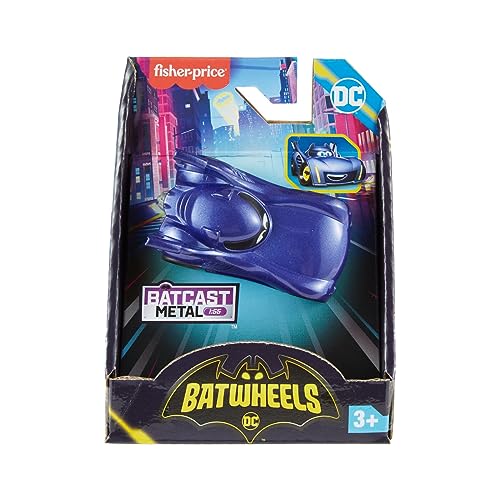 Fisher-Price Batwheels Bam The Batmobile - Veicolo In Scala 1:55, Fisher Price, Eta 3+