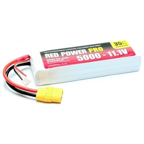 Red Power Batteria Ricaricabile Lipo 11.1 V 5000 Mah 35 C Softcase Xt90