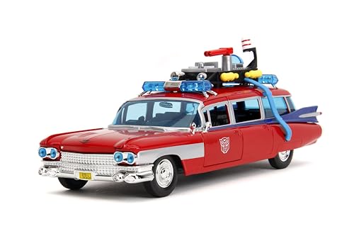 Jada Toys - Ghostbusters Ecto-1 Transformers Mashup 1:24 Die-Cast Car