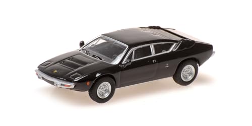 Minichamps 870103320 - Lamborghin. Urraco Black 1974 - Scala 1/87 - Modellino Auto