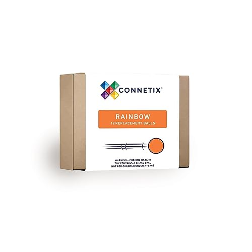 Connetix Arcobaleno Pacchetto Di Palline, 12 Pezzi