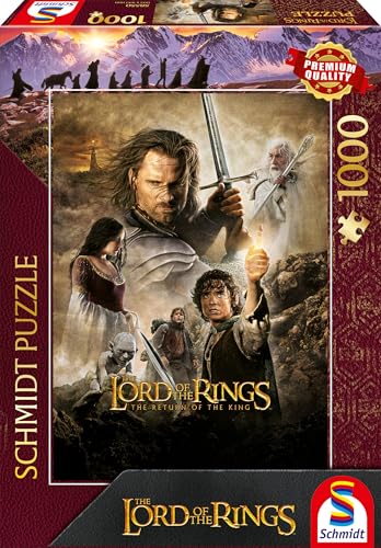 Schmidt Spiele 58550-Puzzle Da 1000 Pezzi, Motivo: Il Signor Dr Ringe, Return Of The Ring, Multicolore, 58550