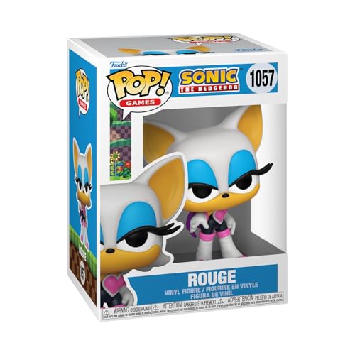Funko Pop! Games: Sonic - Rogue The Bat - Rouge - Sonic The Hedgehog - Figura In Vinile Da Collezione - Idea Regalo - Merchandising Ufficiale - Giocat