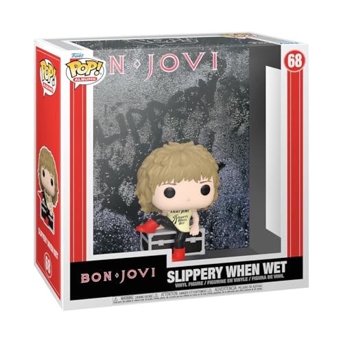 Funko Pop! Albums: Bon Jovi - Slippery When Wet- Figura In Vinile Da Collezione - Idea Regalo - Merchandising Ufficiale - Giocattoli Per Bambini E Adu