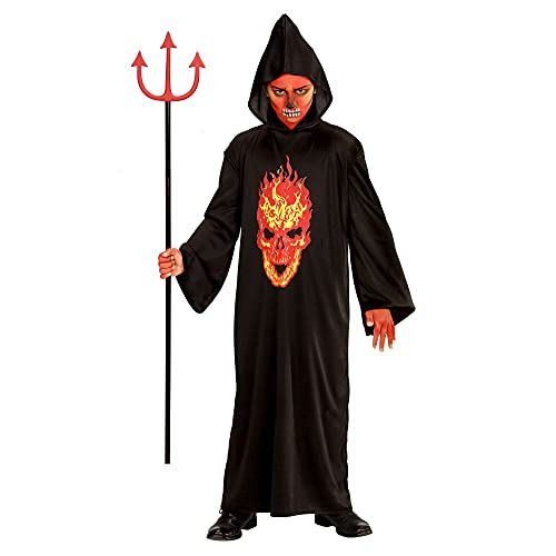 W Widmann Milano Party Fasion-Skeleton Devil Costume Per Bambini, Multicolore, (128 Cm / 5-7 Anni), 00336