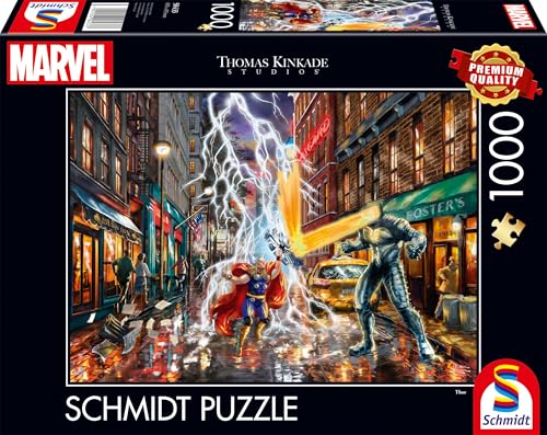 Schmidt Spiele 58433 Thomas Kinkade, Thor, Puzzle Da 1000 Pezzi, Multicolore