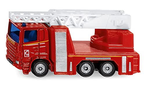 Siku 1014001 - Scaletta Per Pompieri Francia, In Metallo E Plastica, Colore: Rosso