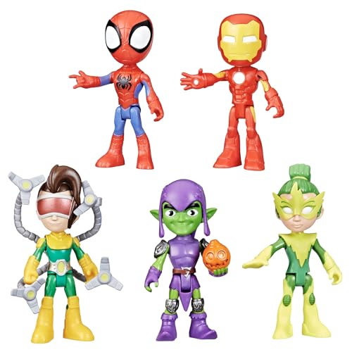 Hasbro Marvel- Marvel Uomo Ragno Spidey And His Amazing Friends N Foes Pk, Colore, F94865L0