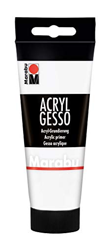Marabu 120450808 100Ml Tube White Acrylic Paint - Paints (White, 100 Ml, Tube)