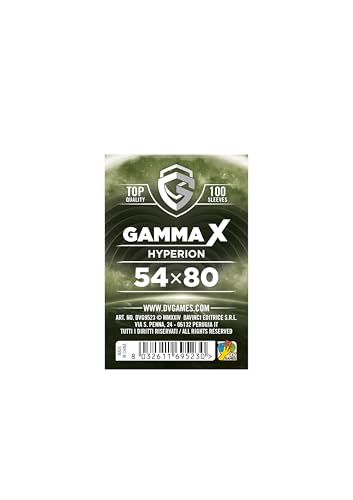 Gamma X Hyperion - 54X80 - Bustine Protettive Per Carte