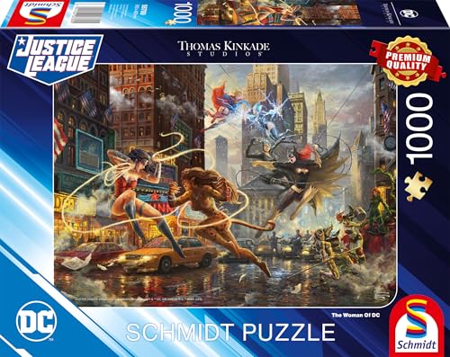 Schmidt Spiele 58789-Puzzle Da 1000 Pezzi Thomas Kinkade, The Women Of Dc, Multicolore, 58789