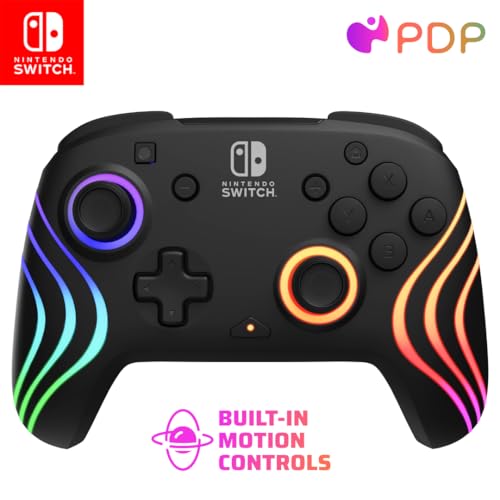 Pdp Nintendo Switch Afterglow Wave- Wireless- Black