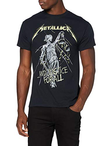 T-Shirt # S Unisex Black # And Justice For All Tracks
