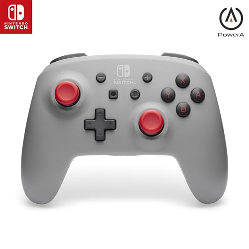 Controller Senza Fili Powera Per Nintendo Switch - Grigio Retrò, Nintendo Switch Modello Oled, Nintendo Switch Lite, Gamepad, Controller, Controller B
