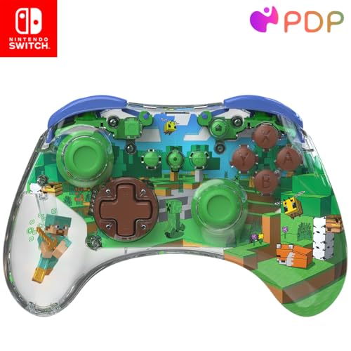 Pdp Nintendo Switch Realmz - Switch Wireless Controller - Minecraft Forest