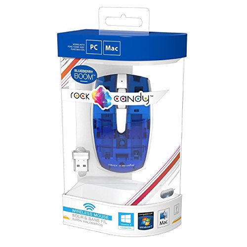 Pdp Rock Candy Mouse Wireless Pc - Azzuroberry Boom - Essentials - Pc