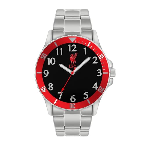 Liverpool Football Club Orologio Analogico Al Quarzo Bambini E Ragazzi Con Cinturino In Acciaio Inossidabile Lfc8008